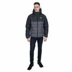 Trespass Oskar Black Padded Jacket