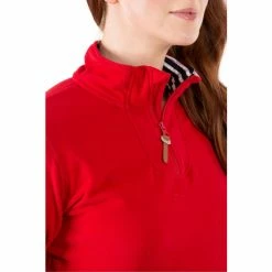 Trespass Red Big Heart Fleece -Morris & Co shop unnamed file 1077