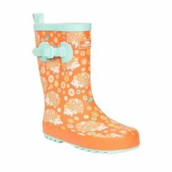 Trespass Orange Puddle Kids Wellies -Morris & Co shop unnamed file 1194