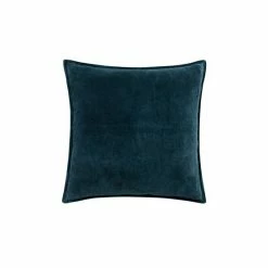 Morris & Co. Teal Blue Velvet Honeysuckle & Tulip Sham Pillowcase -Morris & Co shop unnamed file 120