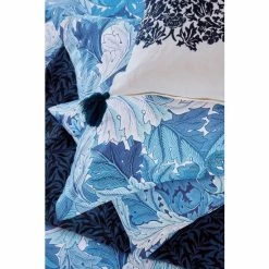 Morris & Co Set Of 2 Blue Acanthus Pillowcases -Morris & Co shop unnamed file 157