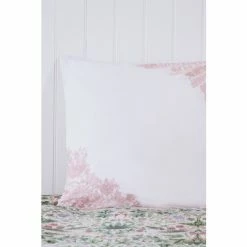 Morris & Co Set Of 2 Pink Strawberry Thief Pillowcases