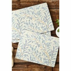 Morris & Co. By Pimpernel Set Of 6 Blue Willow Bough Blue Placemats -Morris & Co shop unnamed file 249