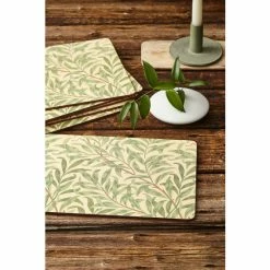 Morris & Co. By Pimpernel Set Of 6 Green Willow Bough Green Placemats -Morris & Co shop unnamed file 277