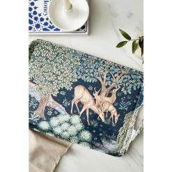 Morris & Co. By Pimpernel Blue Wightwick Large Handled Tray