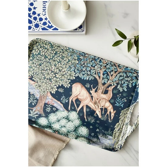 unnamed-file-283.jpg Morris & Co. By Pimpernel Blue Wightwick Large Handled Tray -Morris & Co shop unnamed file 283