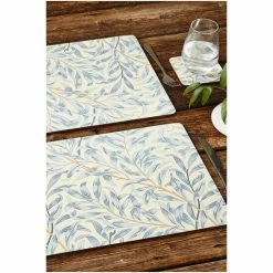 Morris & Co. By Pimpernel Set Of 4 Blue Willow Bough Blue Placemats -Morris & Co shop unnamed file 293