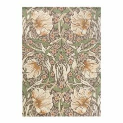 Morris & Co. Aubergine Purple Pimpernel Rug