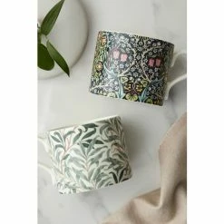 Morris & Co. Set Of 2 Green Willow Bough & Blackthorn Mugs