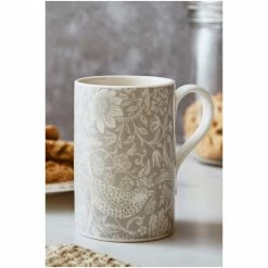 Morris & Co. Set Of 4 Grey By Spode Strawberry Thief 12oz Mugs -Morris & Co shop unnamed file 424