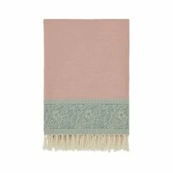 Morris & Co Pink Strawberry Thief/Severne Throw -Morris & Co shop unnamed file 474