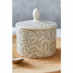 Morris & Co. By Spode Grey Willow Bough Covered Sugar Pot