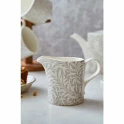 Morris & Co. By Spode Grey Willow Bough Cream Jug