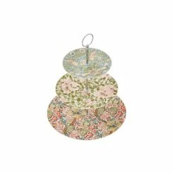 Morris & Co. Pink Strawberry Thief 3 Tier Cake Stand -Morris & Co shop unnamed file 570