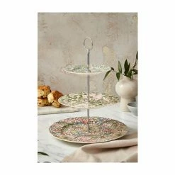 Morris & Co. Pink Strawberry Thief 3 Tier Cake Stand -Morris & Co shop unnamed file 572
