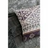Morris & Co. Charcoal Grey Crown Imperial Embroidered Feather Filled Cushion