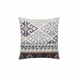 Morris & Co. Charcoal Grey Crown Imperial Embroidered Feather Filled Cushion -Morris & Co shop unnamed file 587