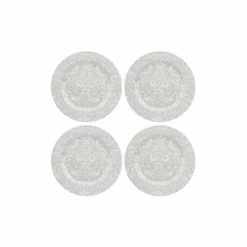 Morris & Co By Spode Set Of 4 Grey Strawberry Thief 11 Inch Plates -Morris & Co shop unnamed file 611