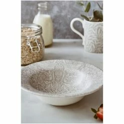 Morris & Co. By Spode Set Of 4 Grey Strawberry Thief Cereal Bowls -Morris & Co shop unnamed file 624