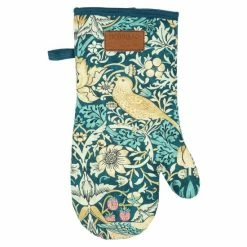 Morris & Co. Teal Blue Strawberry Thief Gauntlet