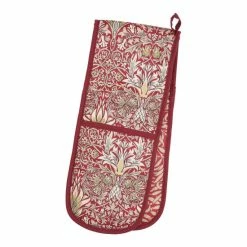Morris & Co. Red Snakeshead Double Oven Gloves