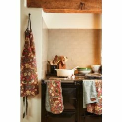 Morris & Co. Set Of 2 Multi Strawberry Thief Tea Towels