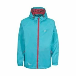 Trespass Kids Qikpac Jacket Aqua Blue -Morris & Co shop unnamed file 707