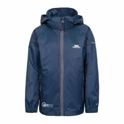 Trespass Unisex Kids Qikpac X Blue Packaway Jacket -Morris & Co shop unnamed file 720