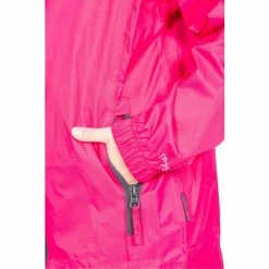 Trespass Unisex Kids Red Qikpac Packaway Jacket -Morris & Co shop unnamed file 760