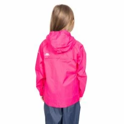 Trespass Unisex Kids Red Qikpac Packaway Jacket -Morris & Co shop unnamed file 765