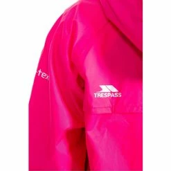 Trespass Unisex Kids Red Qikpac Packaway Jacket -Morris & Co shop unnamed file 767