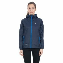 Trespass Unisex Blue Qikpac Packaway Jacket