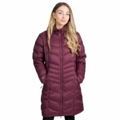Trespass Burgundy Red Micaela Down Jacket