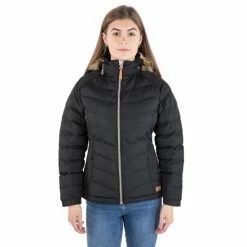 Trespass Womens Black Nadina Padded Jacket